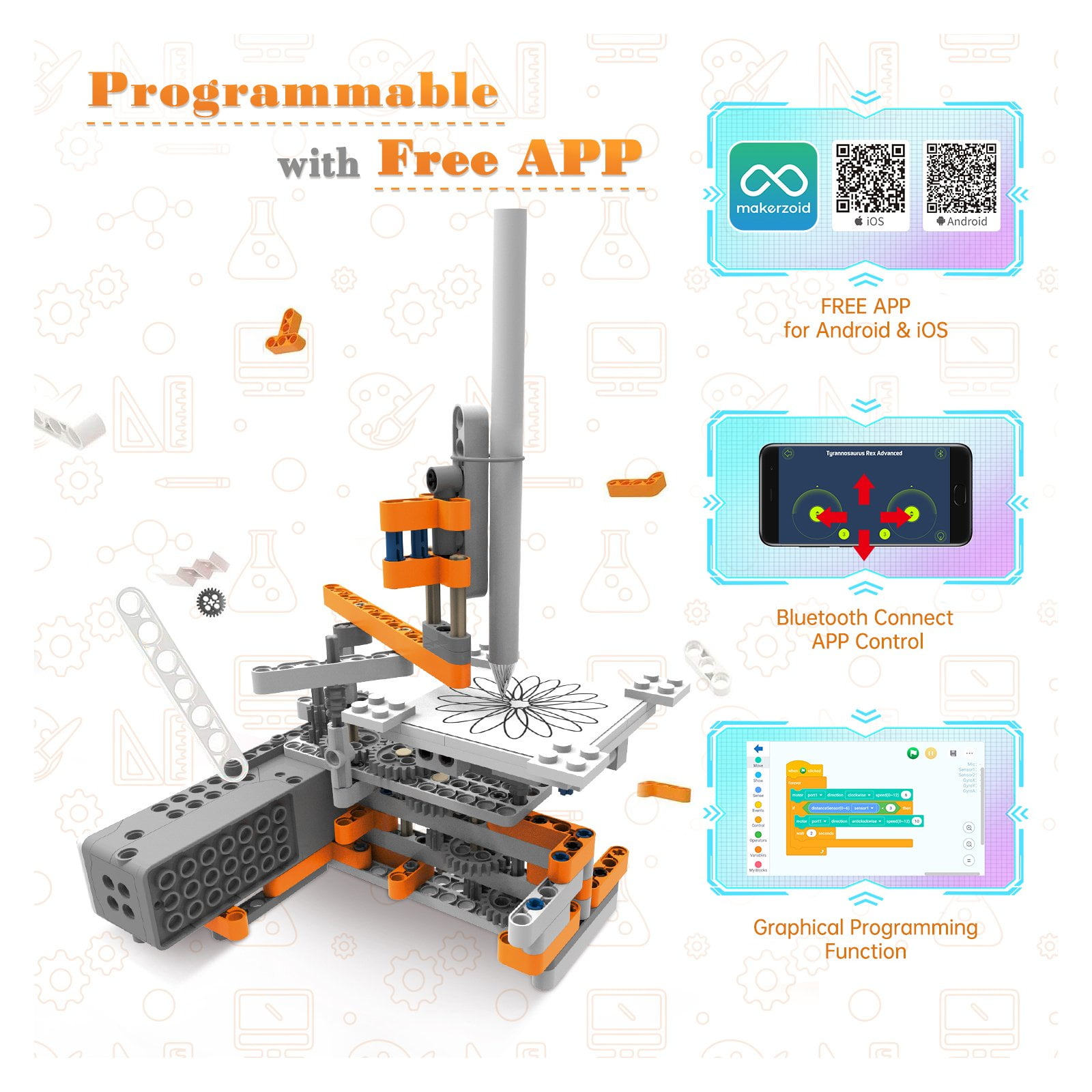 Superbot Educational Programmable Building Kit