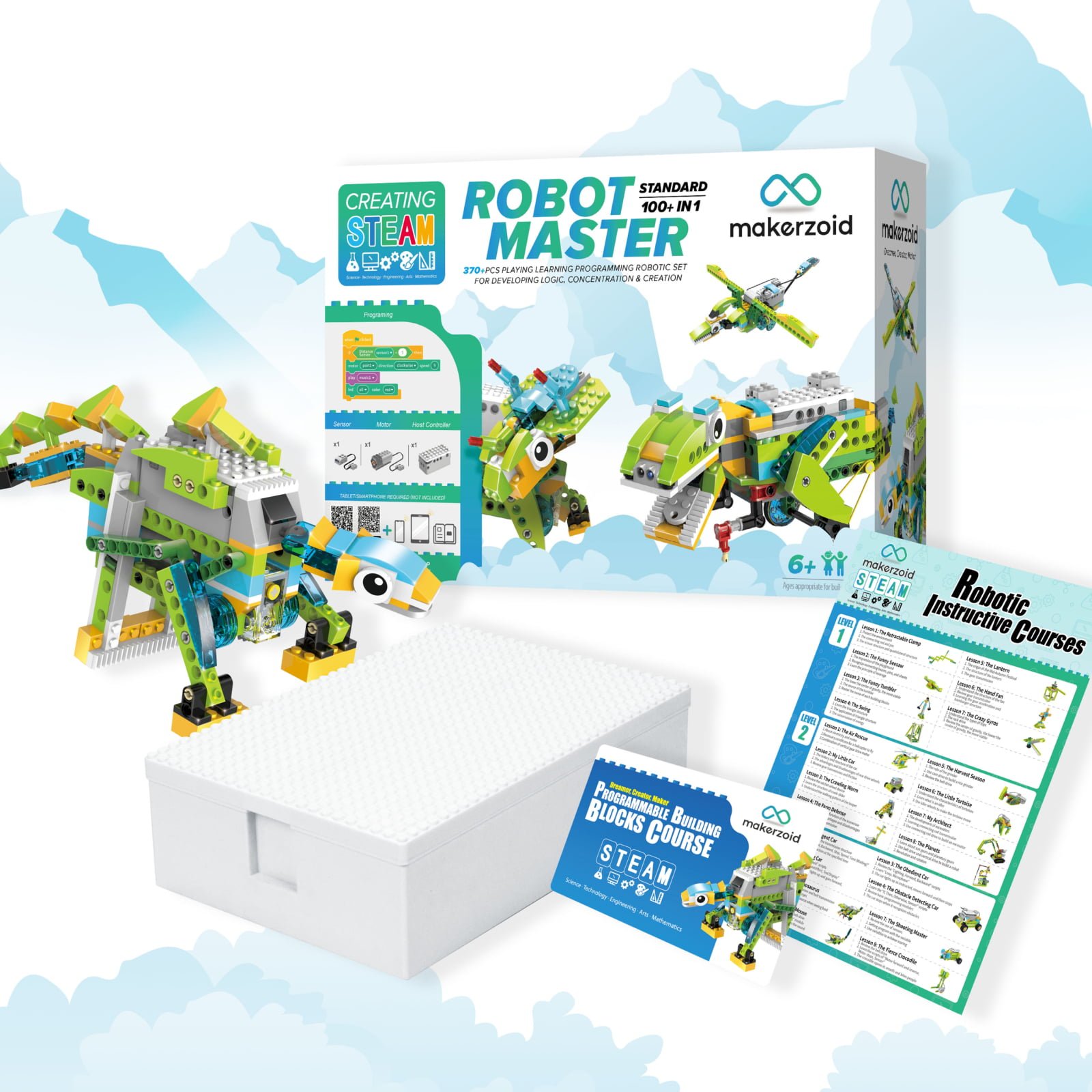 Simple Programmable Robot Robot Master STANDARD Programmable Building Kit