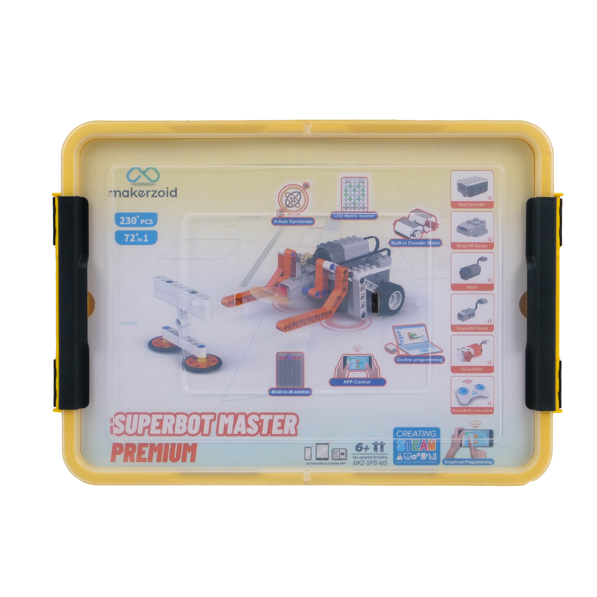 Програмований конструктор Makerzoid Superbot Master Premium