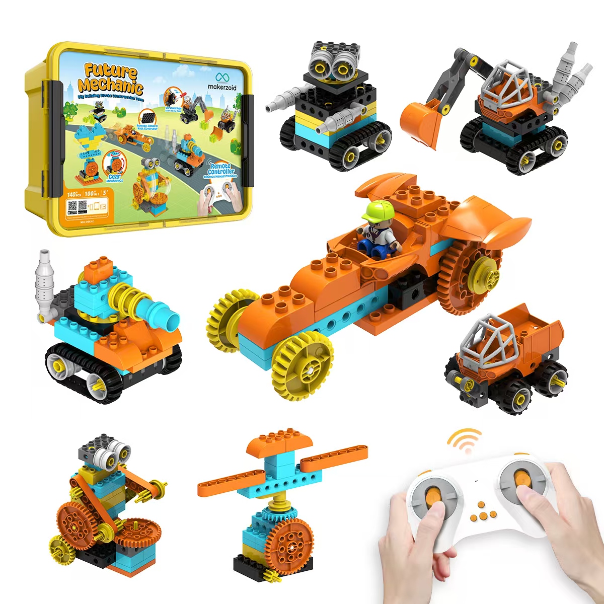 Makerzoid Big Building Blocks - Construction Team » Makerzoid